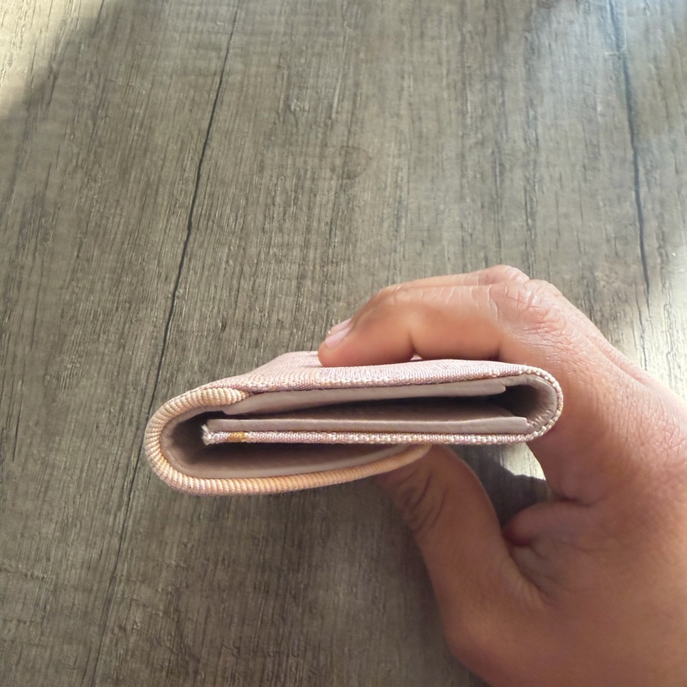 Dior Blush Pink Logo Wallet - Picture 4 of 5